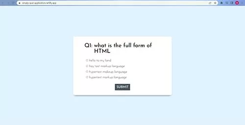 Simple Quiz App